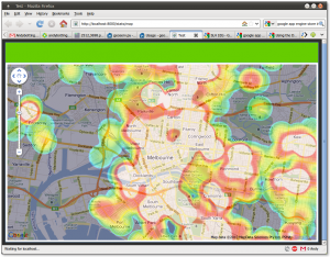 Melbourne Heat Map Melbourne Heat Map